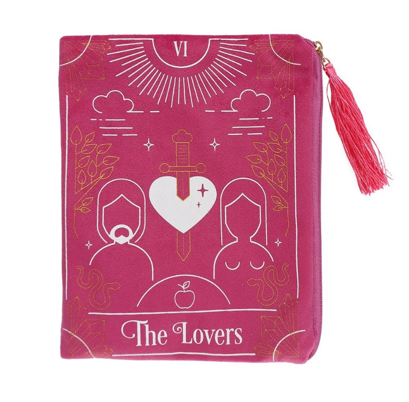 The Lovers Tarot Card Zippered Bag