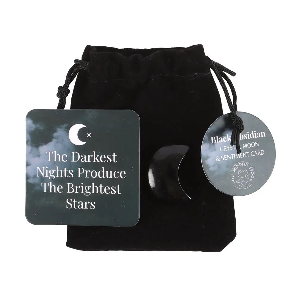 The Darkest Nights Black Obsidian Moon I’m a Bag