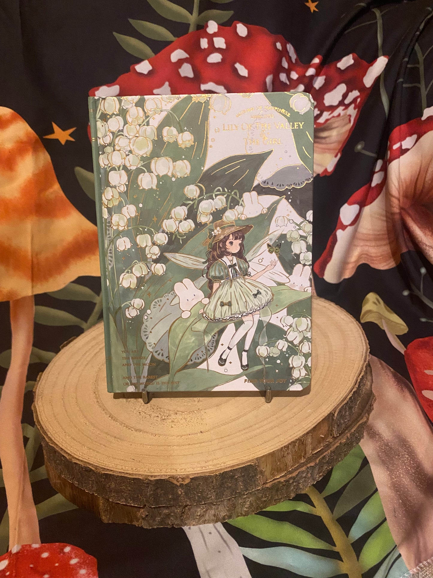 Anime Style “Lily of the Valley & The Girl” Journal