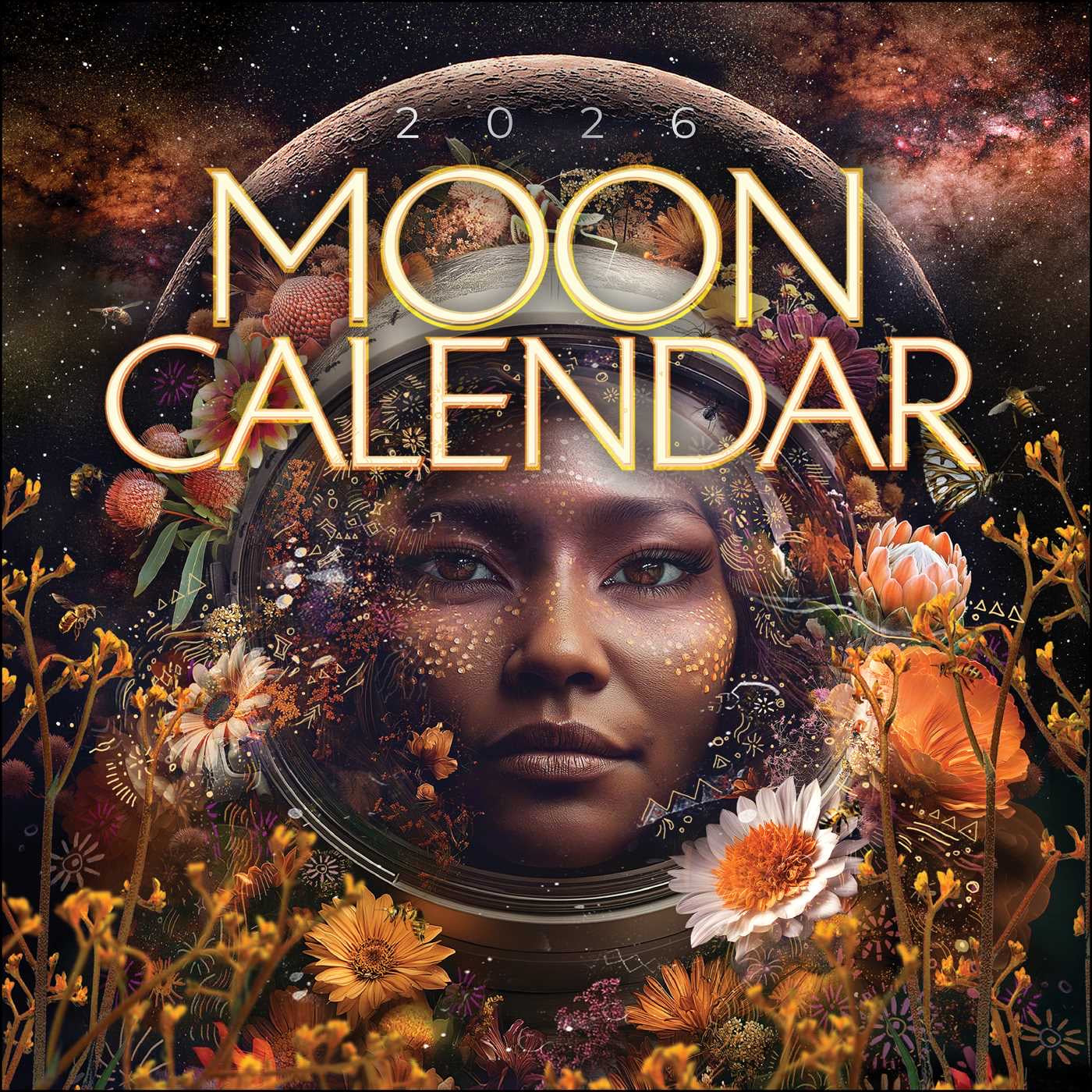 2026 Moon Wall Calendar By Melanie Spears