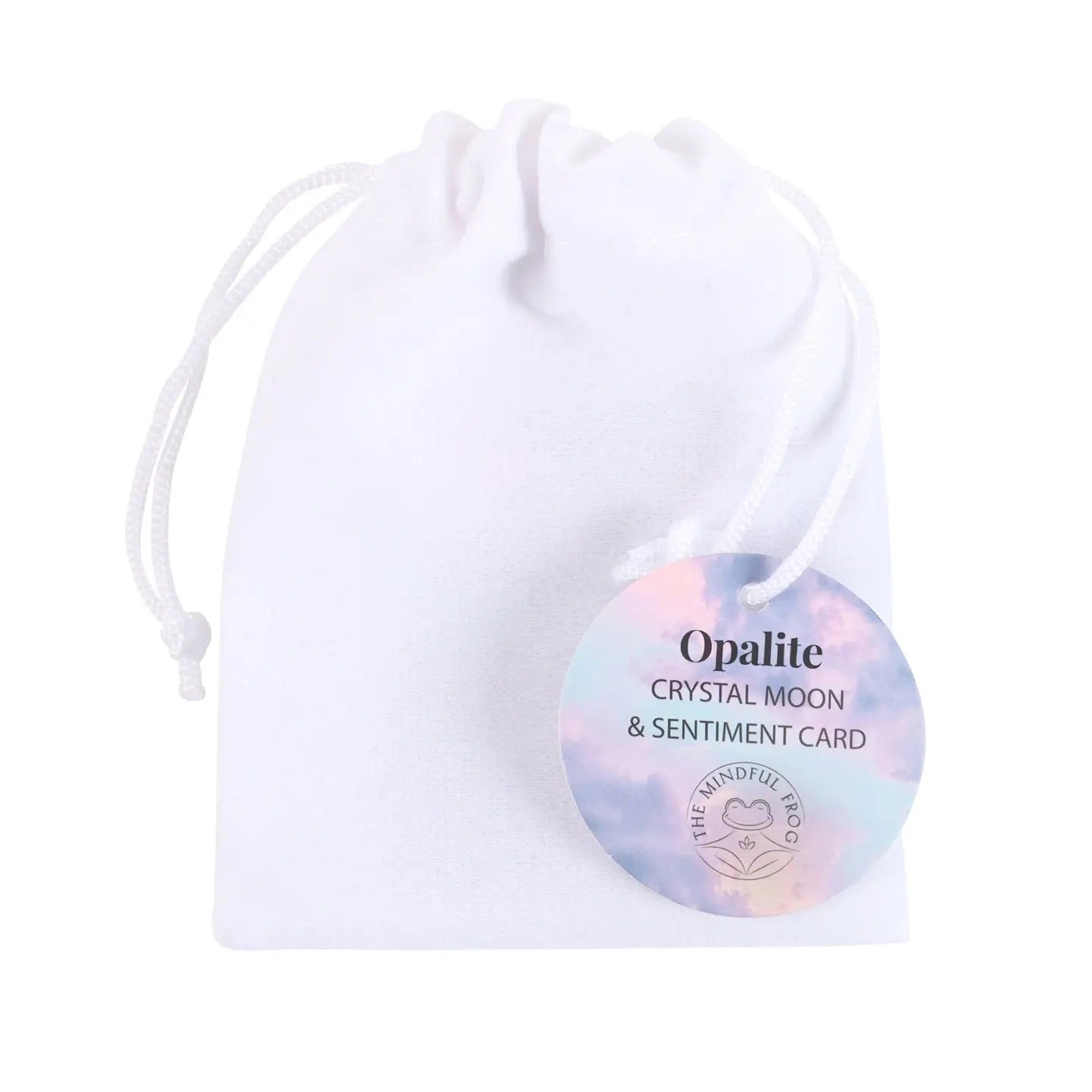 Stay Wild Moon Child Opalite Crystal Moon in a Bag