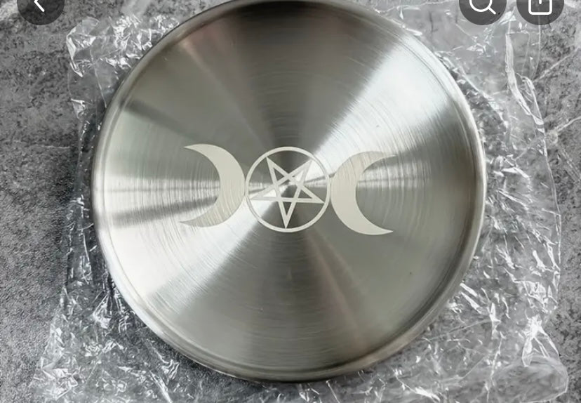 Triple Moon Altar Plate