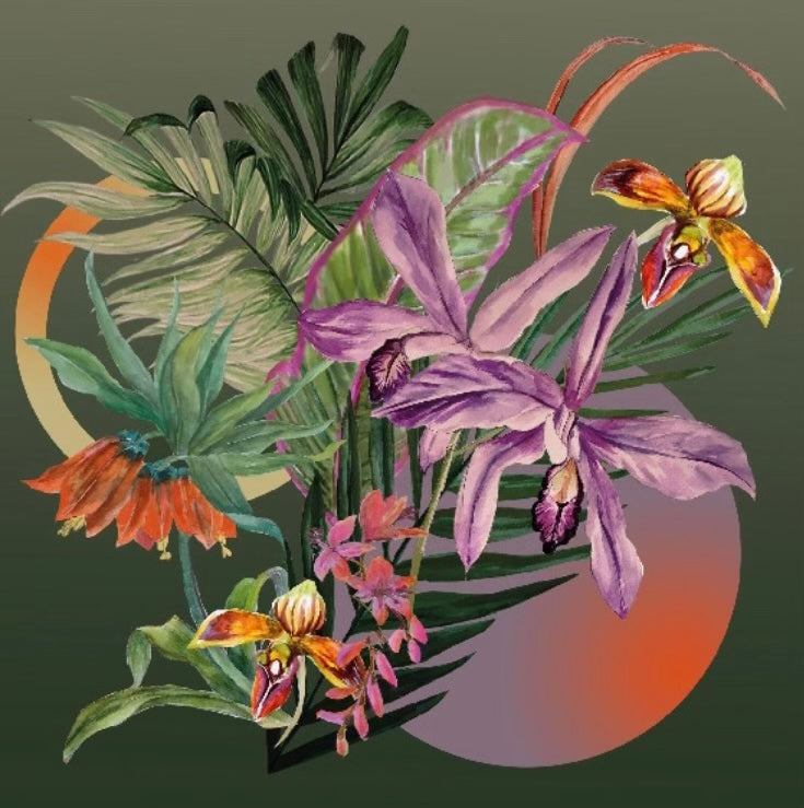 Hot Tropics ~ Greetings Card