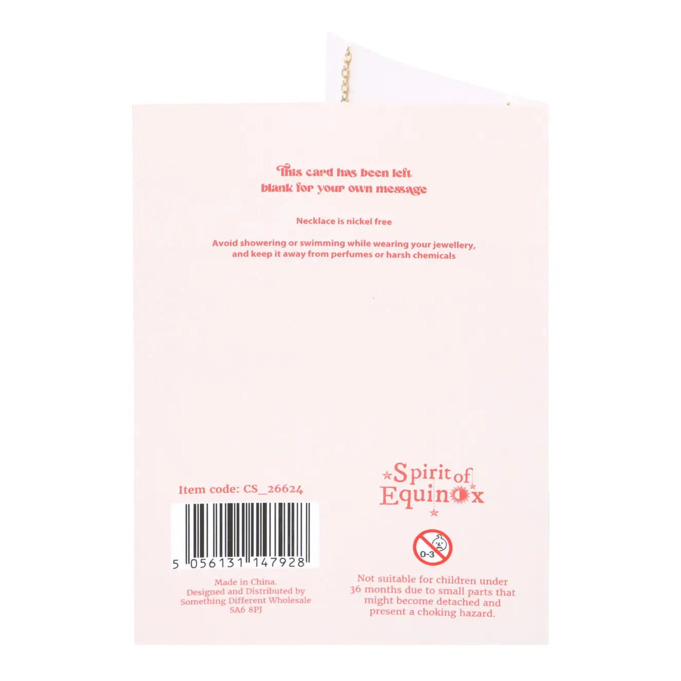 The Sun Celestial Rose Quartz Necklace Greeting Card