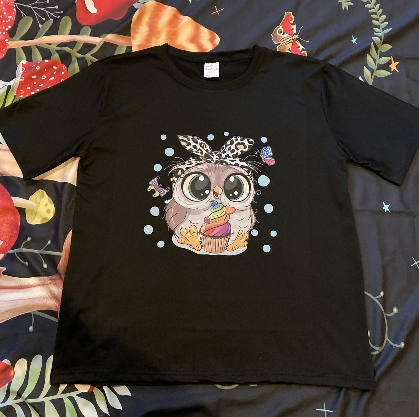 Cute Owl & Cupcake T~Shirt