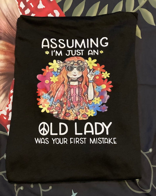 Quirky “Old Lady” Vest Top
