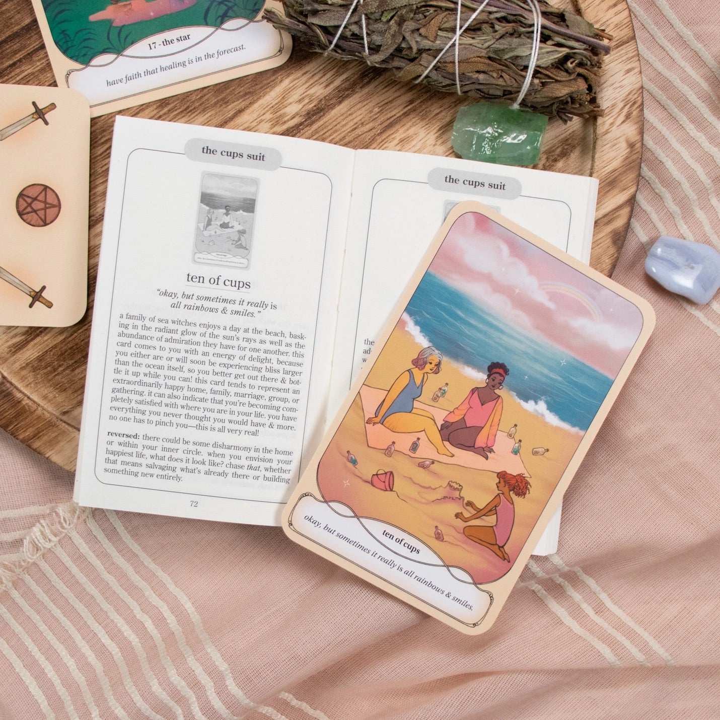 Cozy Witch Tarot Deck and Guidebook