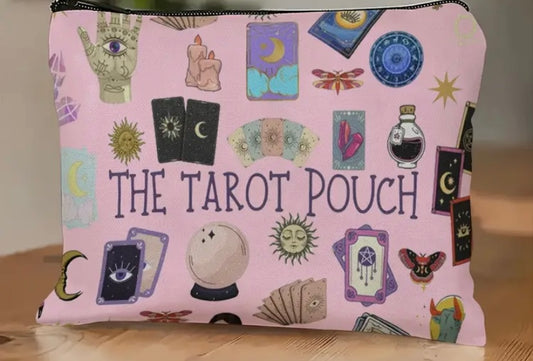 Pink “Tarot Pouch” Cosmetic Bag