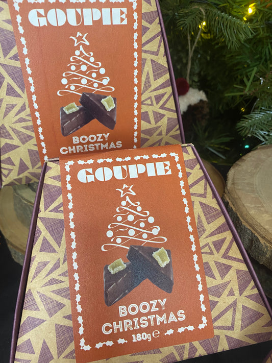Boozy Christmas Goupie Chocolate Box (Vegan & Gluten Free)