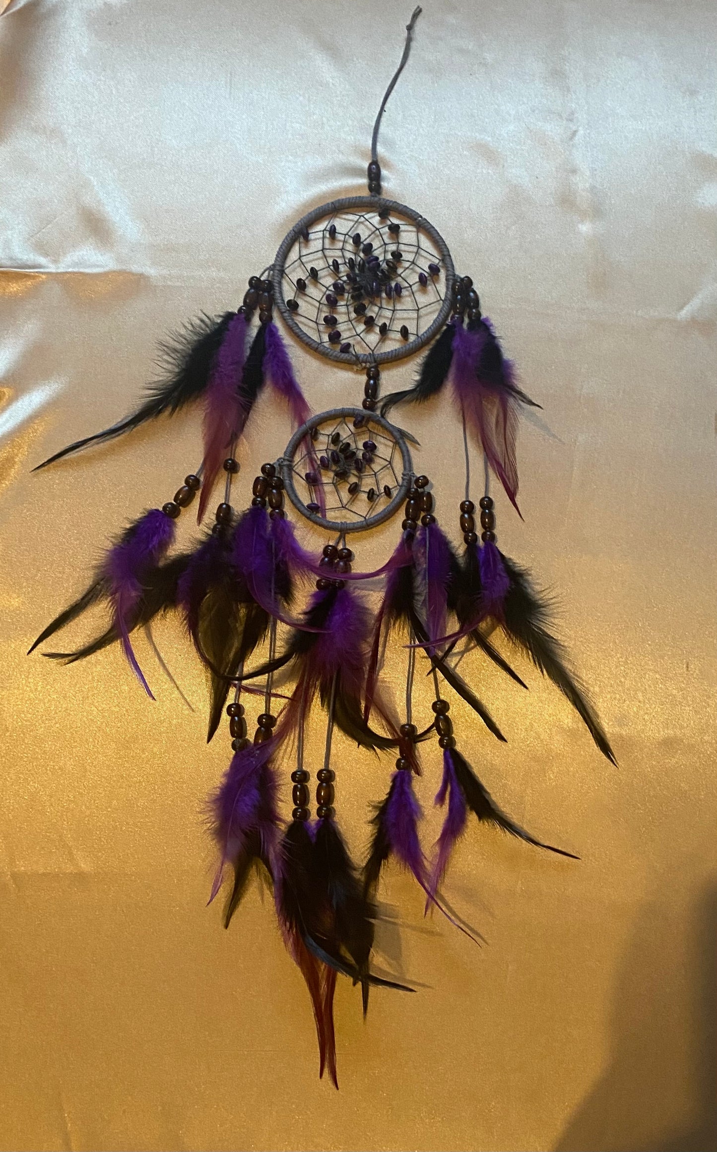 Purple Feather Dreamcatcher