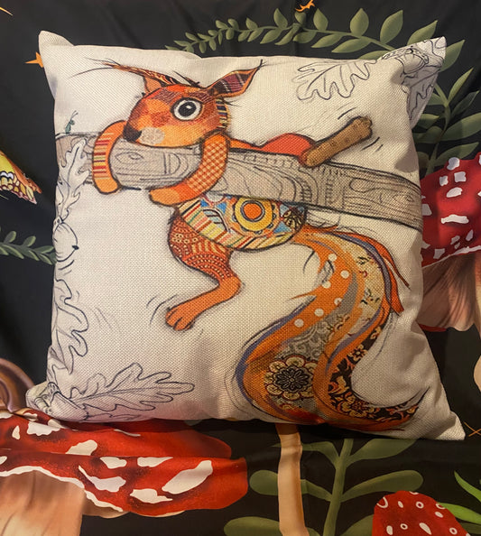 But Art Squirrel Cushion