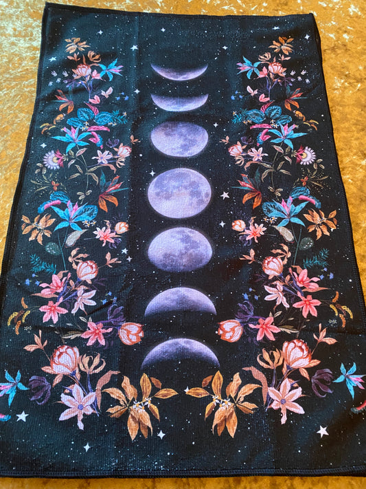 Moon Phase Tea Towel