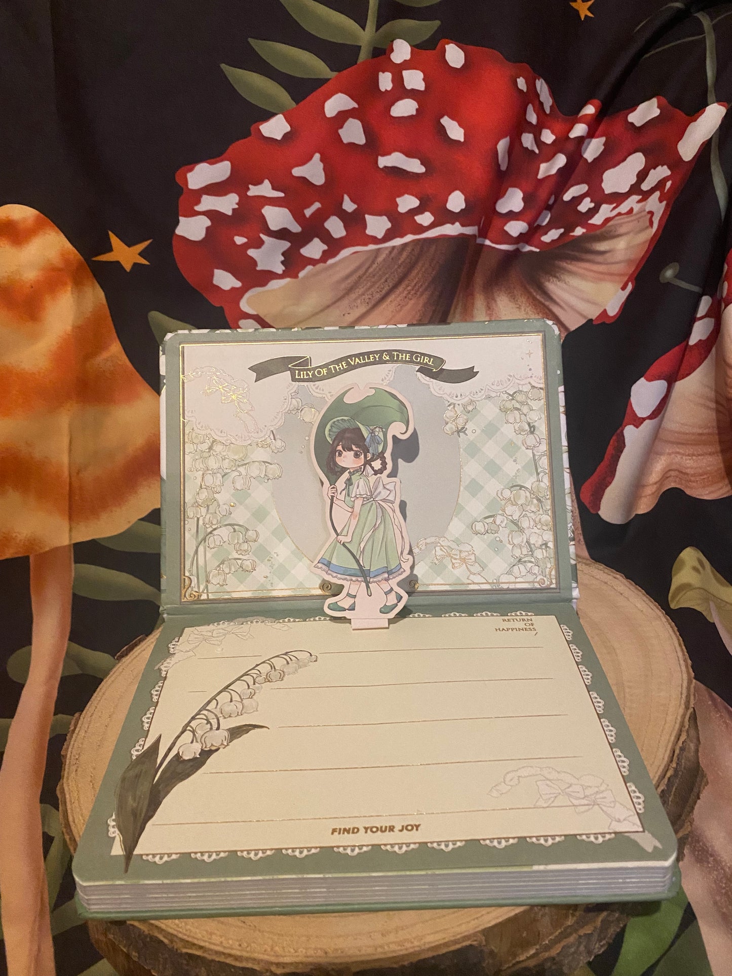 Anime Style “Lily of the Valley & The Girl” Journal
