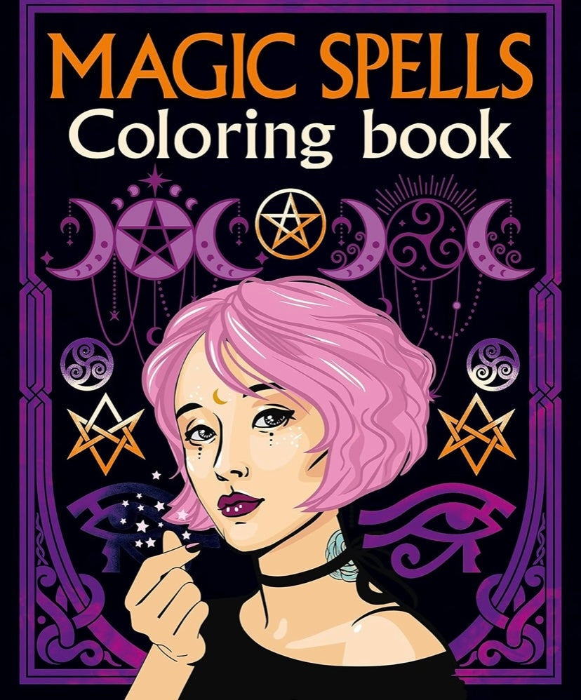 Magic Spells Colouring Book