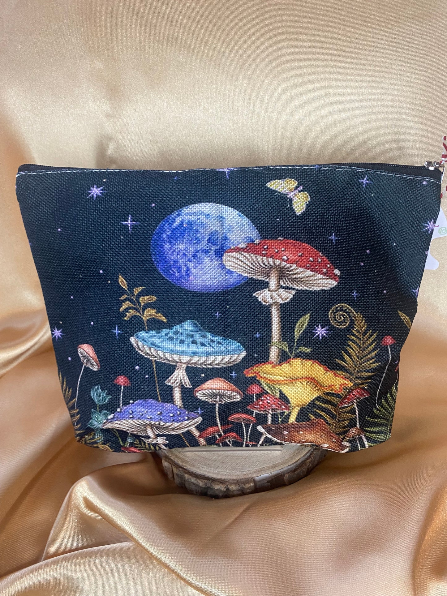 Mushroom Moon Cosmetic/Tarot Bag
