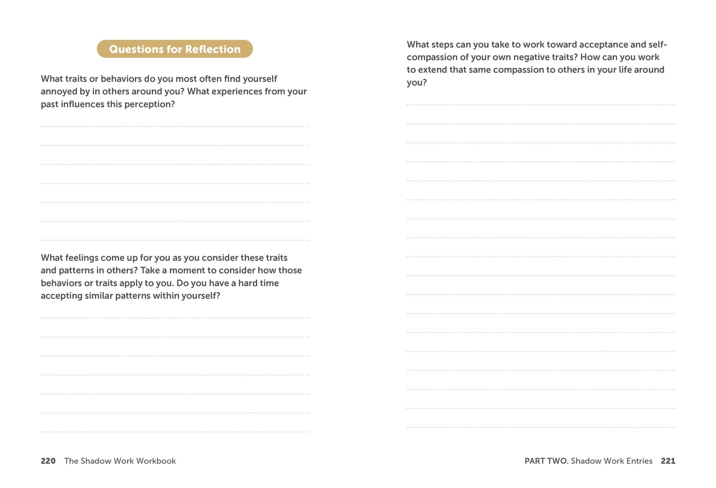 Shadow Work Workbook