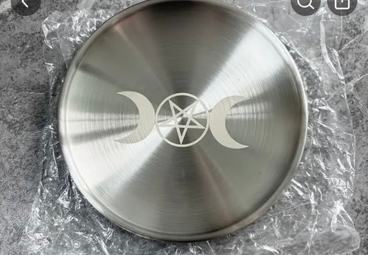 Triple Moon Altar Plate