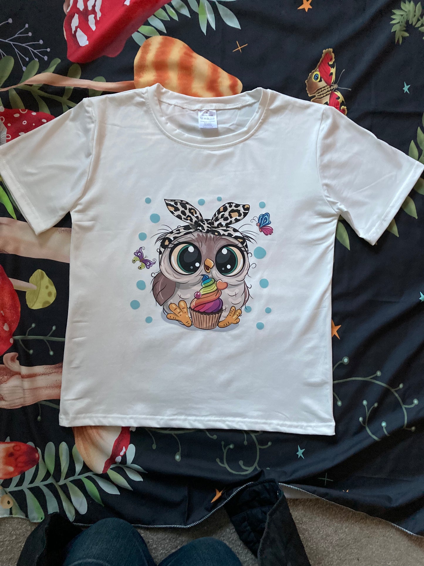 Cute Owl & Cupcake T~Shirt