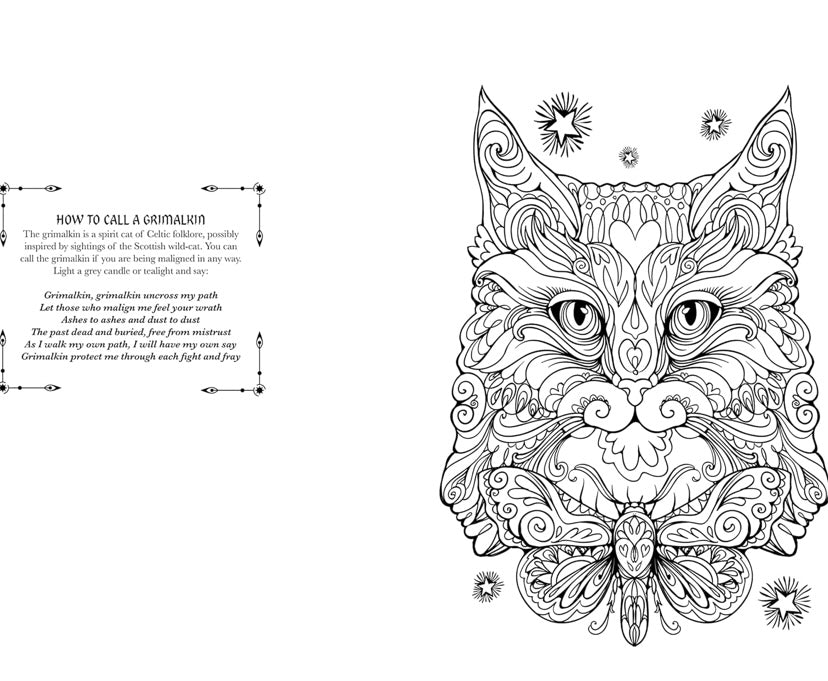 Magic Spells Colouring Book