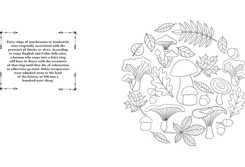 Magic Spells Colouring Book