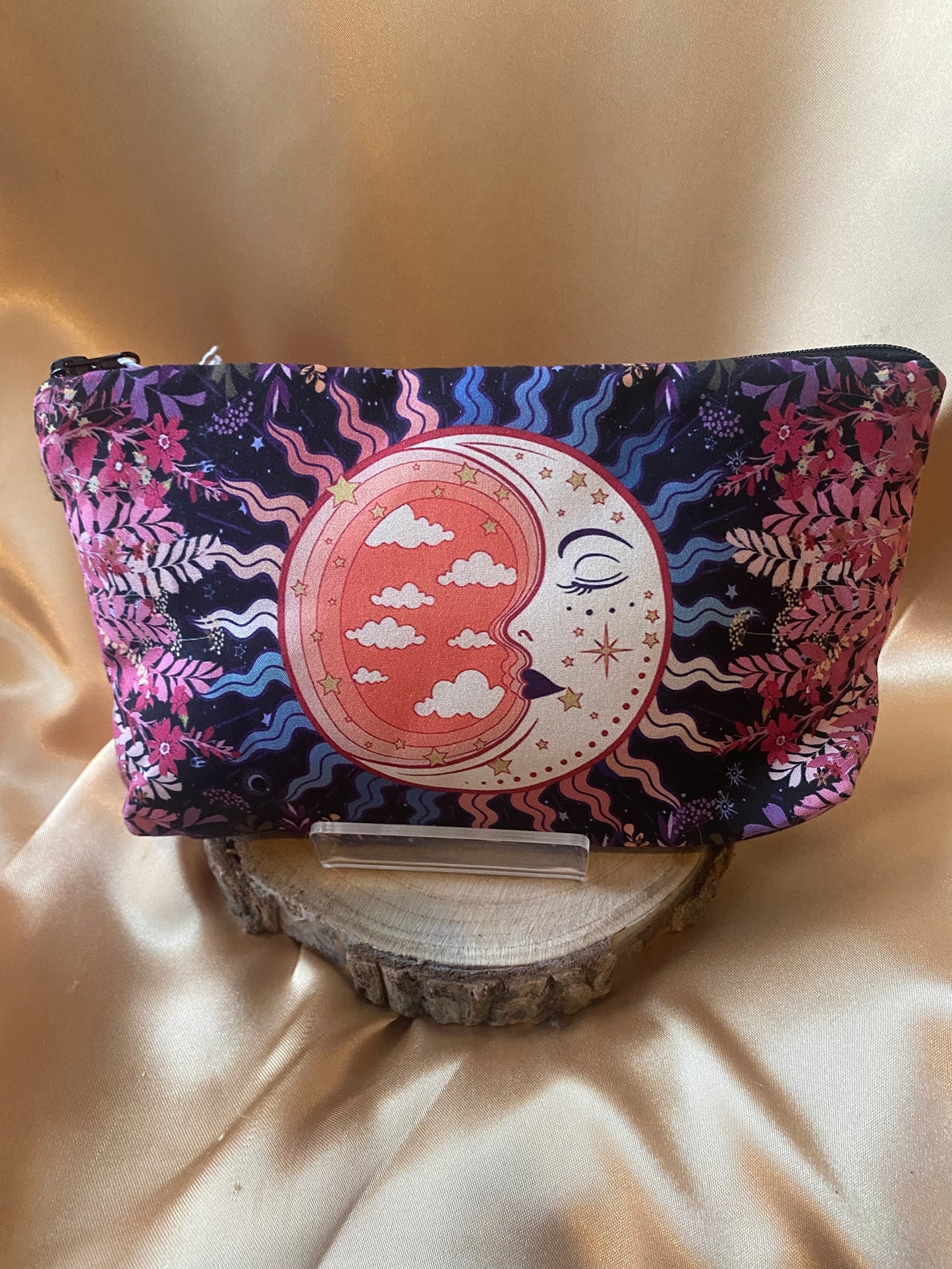 Cosmic Moon Cosmetic/Tarot Bag