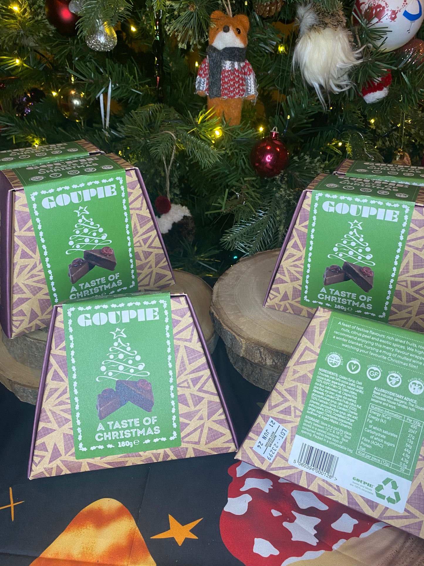 A Taste Of Christmas Goupie Chocolate Box (Vegan & Gluten Free)
